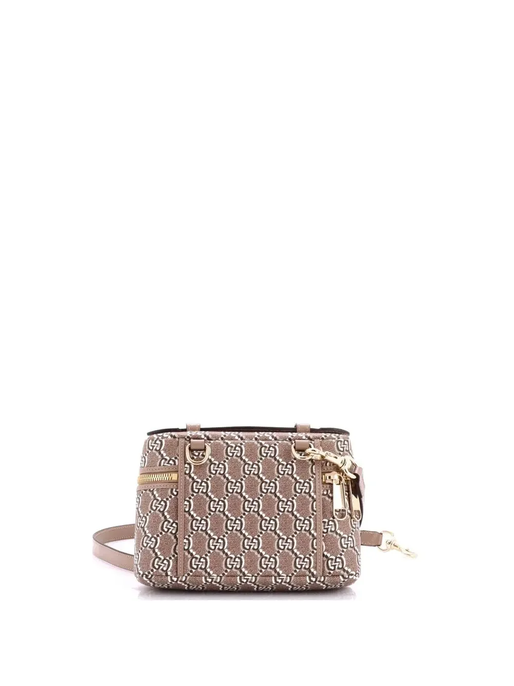 Gucci Emblem Top Handle Vanity Bag Gg #340587G12B